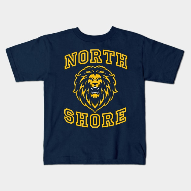 North Shore High School Kids T-Shirt by MindsparkCreative